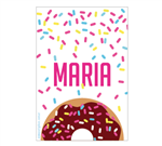 Stickers rect. gdes. Donuts 16u Pers